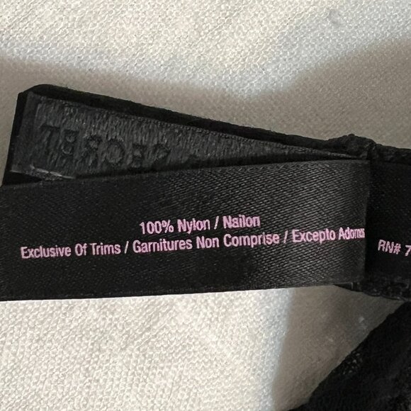 Victoria’s Secret The Lacie Black Lace Babydoll Chemise Sexy Lingerie Nightgow M - Picture 8 of 11